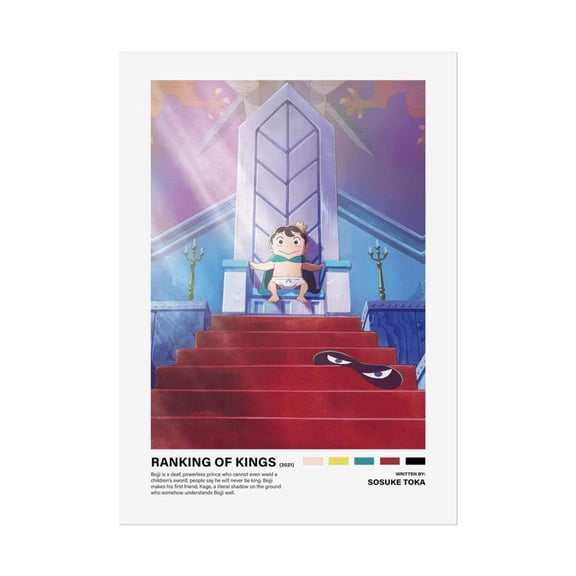 Ranking Of Kings Poster, Anime Posters, Anime Wall Decor, Ranking Of Kings Print, Anime Wall Decor, Retro Anime Unframed Size 24''x36'' GooGate