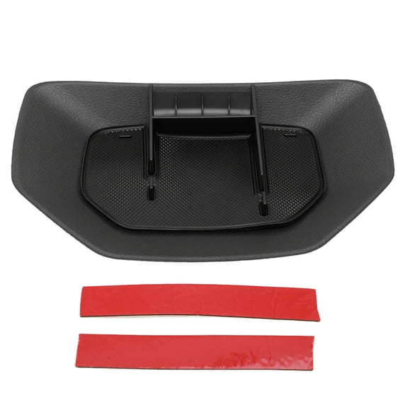 Rankomu Dash Center Console Table Storage Tray, ABS Materials Black Dashboard Storage Box Phone Holder Replacement for Tundra 2014 ‑2021