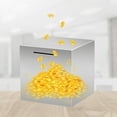 thumbnail image 1 of Ranliy Adult Piggy Bank- Piggy Bank for Adults Must Break To Open -Stainless Steel Piggy Bank-Metal Saving Box (4.72 Inch), 1 of 6