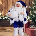 thumbnail image 1 of Ranliy Christmas Decorations, 12" Santa Claus in Various Costumes, Santa Claus Figurines, Christmas Figure Decor for Holiday Party Home Decoration, 1 of 3
