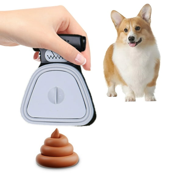 Ranliy Dog Pooper Scooper, Portable Poop Scooper, Handheld Size for Walking Large and Small Dogs Outside Yard or Travel Outdoors, Pup Poop Scoop