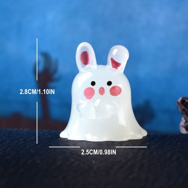 Ranliy Halloween New Cute Ghost Animals Glows-In-The-Dark Micro ...