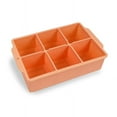 thumbnail image 1 of Ranliy Ice Molds, Cube Trays Silicone, 4-Cell Old Fashioned Big Silicone Ice Mold for Cocktail, Whiskey Cocktail Bourbon Soups Frozen Treats, Stackable Flexible Safe, 4.3"X4.7", 1 of 1