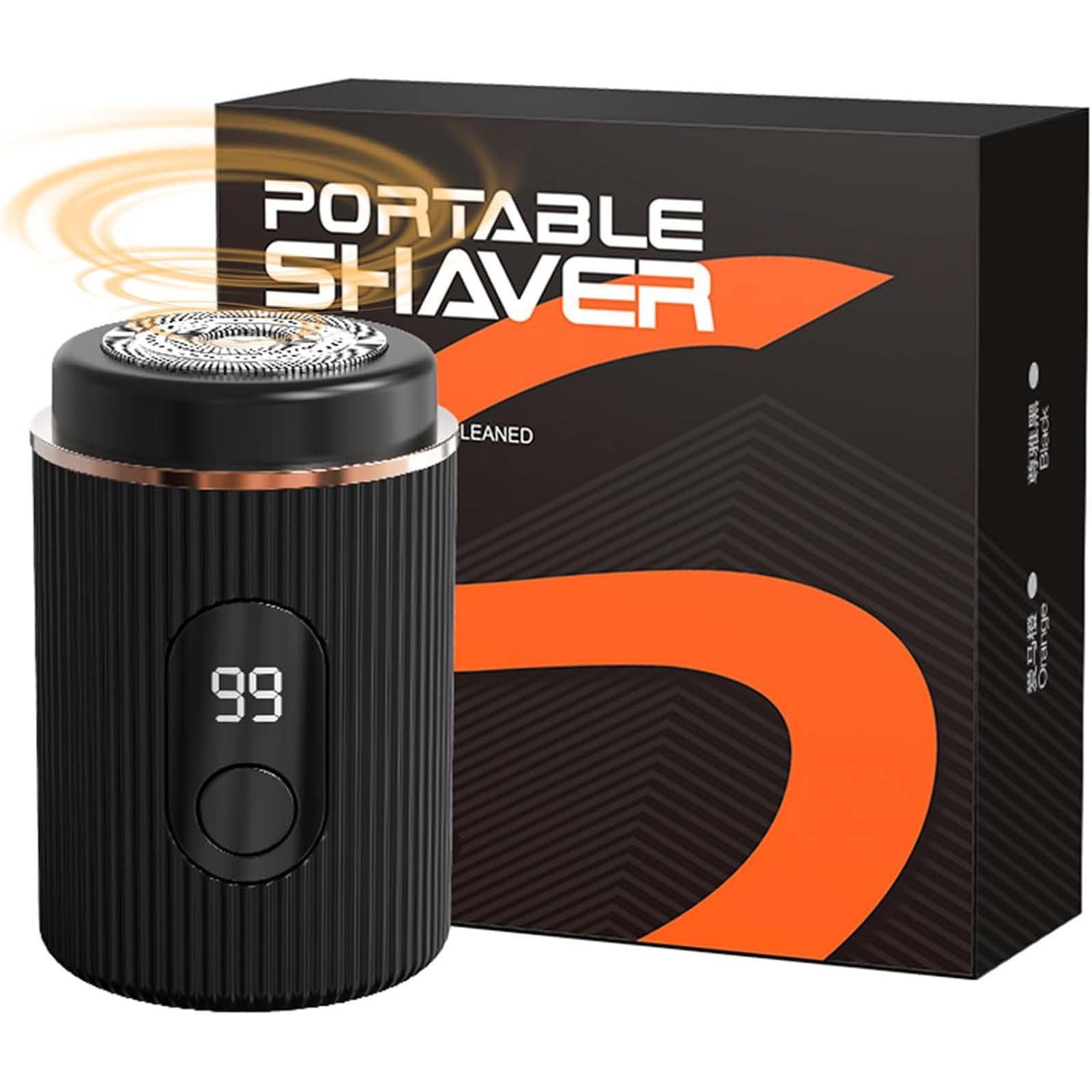 Ranliy Mini Men's Electric Shaver Type-C Quick Charge with High Speed ...