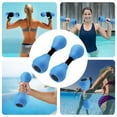 thumbnail image 1 of Ranliy Ranliy Aquatic Dumbells, 2Pcs Foam Water Weights Aerobic Exercise Fitness Equipment Dumbbells, Pool Resistance Swimming Training for Adults/Men/Women Weight Loss, Pool Fitness, Water Exercise, 1 of 1
