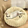 thumbnail image 1 of Ranliy Small Dog Bed, Dog Beds for Small Dogs with Corduroy Fleece & Anti Slip Bottom, Round Washable Furry Puppy Beds, Cat Beds for Indoor Cats, 16"/20", 1 of 8