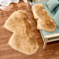 thumbnail image 1 of Ranliy Wool Imitation Sheepskin Rugs Faux Non Slip Bedroom Carpet Mats, 1 of 2