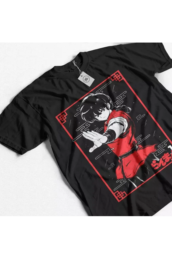 Reprint Rare Ranma 1 2 T-shirt Shampoo RumikoTakahashi Girl Kawaii Funny Gift Tee All Size