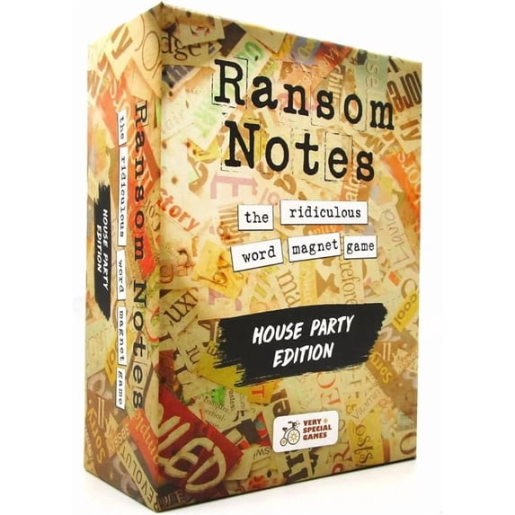 Printed Ransom Note Very Special Games, Party Game, 660 Word Magnets, House Party Edition ...