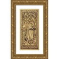 thumbnail image 1 of Ranson, Paul 10x18 Gold Ornate Wood Framed with Double Matting Museum Art Print Titled - Femme Cueillant Des Pommes, 1 of 4
