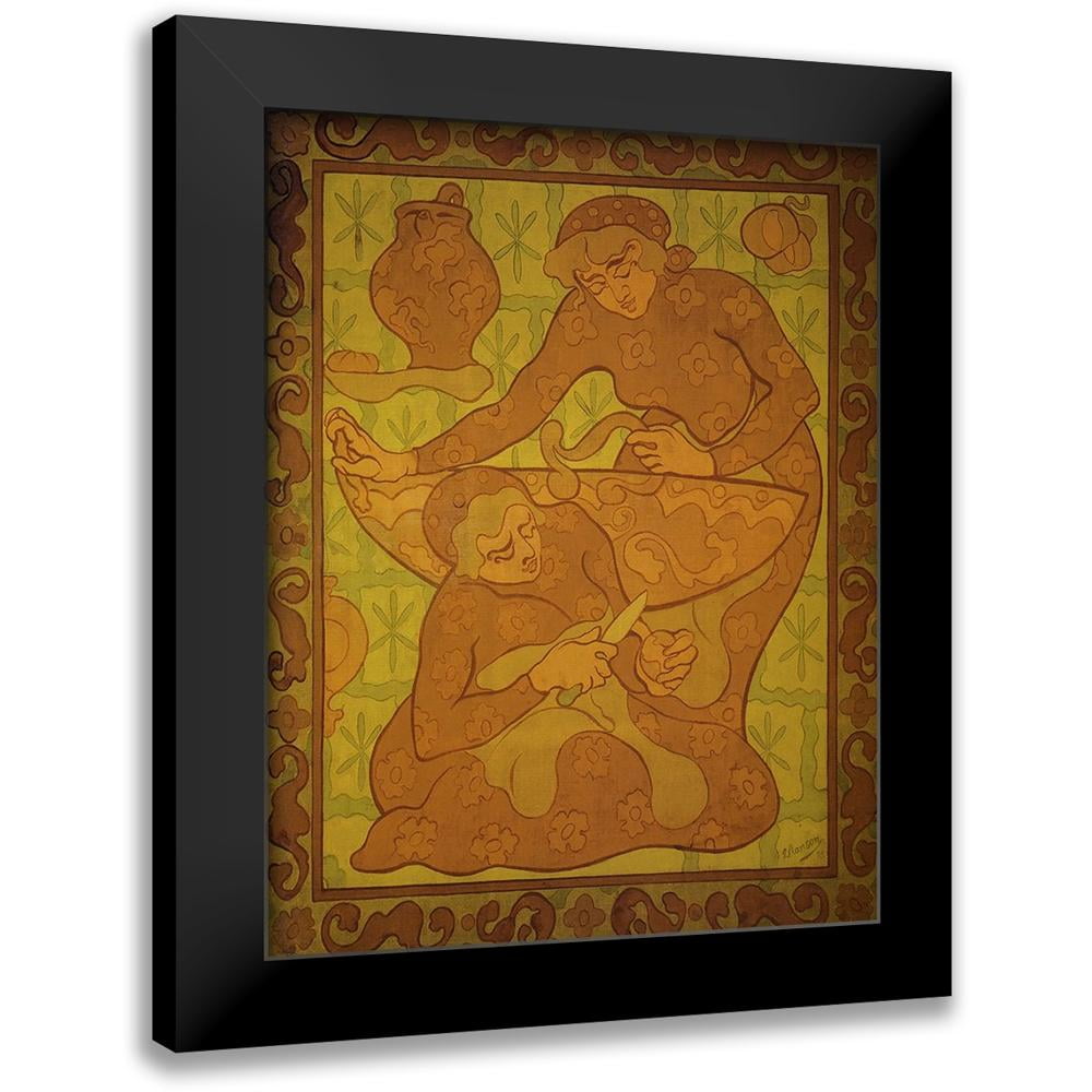 Ranson, Paul 12x14 Black Modern Framed Museum Art Print Titled - Les Servantes