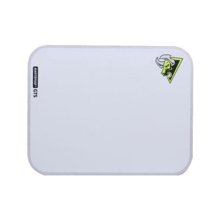 Rantopad GTS Plastic Gaming Mousepad - Anti-slip, Smooth & Durable Frosted Resin Surface, Pro Gaming Essential, Made for Optical Mice, Large Size 11x8.6x0.7 in - White