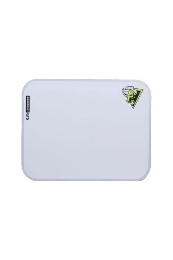 GTS Plastic Gaming Mousepad - Anti-slip, Smooth & Durable Frosted Resin Surface, Pro Gaming Essential, Made for Optical Mice, Large Size 11x8.6x0.7 in - White