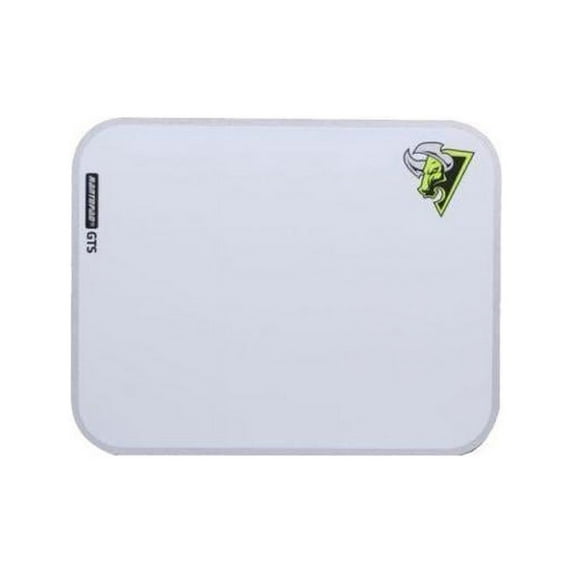 Rantopad GTS Plastic Gaming Mousepad - Anti-slip, Smooth & Durable Frosted Resin Surface, Pro Gaming Essential, Made for Optical Mice, Large Size 11x8.6x0.7 in - White