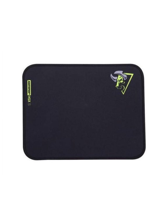 H1X Silky Cloth Fabric Gaming Mousepad - Anti-slip Rubber Base, Small, 11x8.6x0.1 in - Black