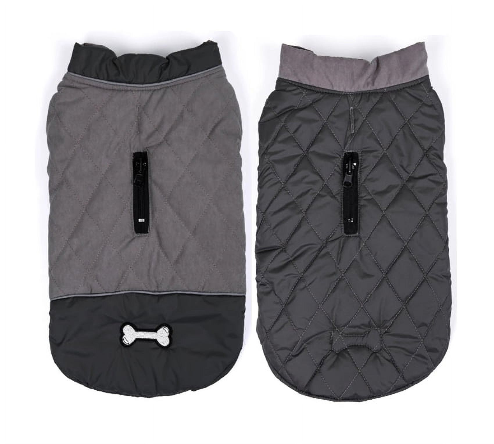 Rantow Reversible Dog Coat Winter Warm Pet Vest Loft Jacket for Small