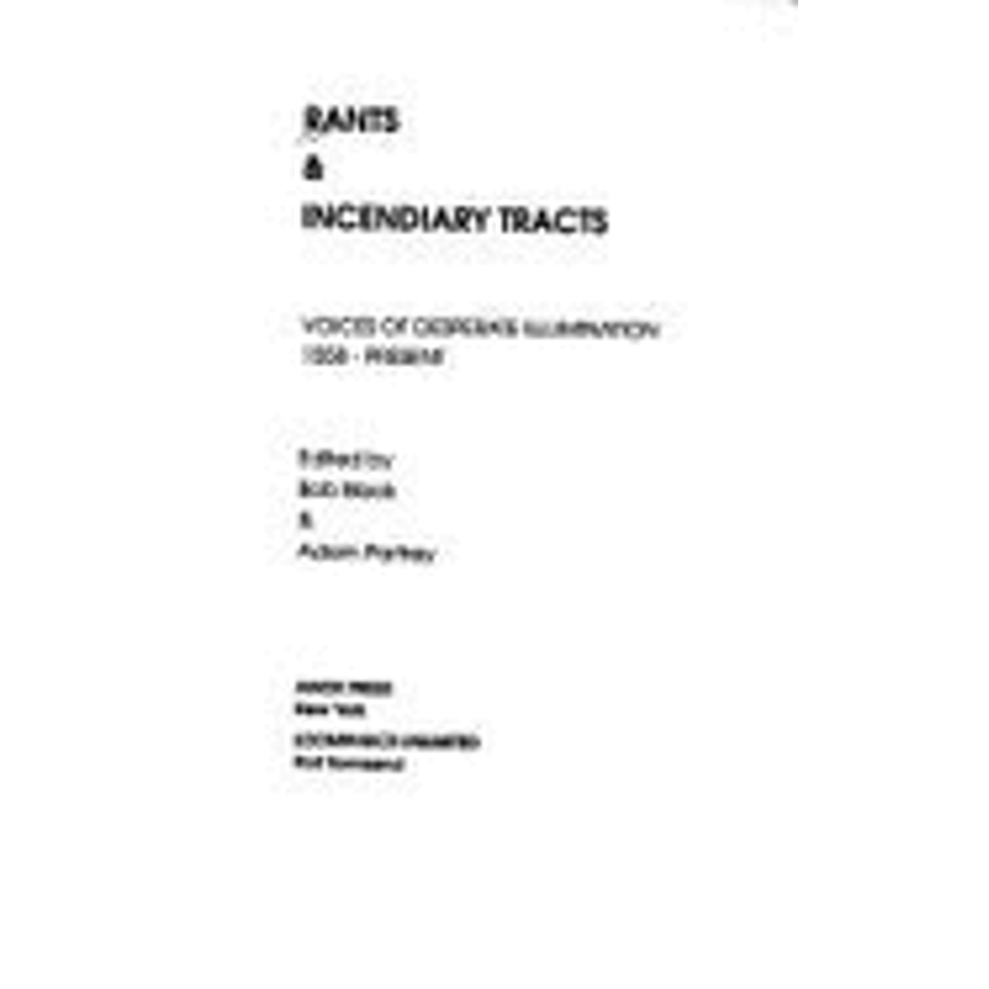 Pre-Owned Rants and Incendiary Tracts (Paperback 9780941693035) by Bob Black, Adam Parfrey