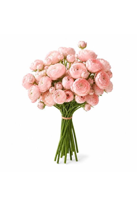 Ranunculus Artificial Flowers Faux Silk Flower Bouquet Fake Mini Ranunculus Wedding Decor for DIY Bouquets Centerpieces Bridal Shower 18 Pcs
