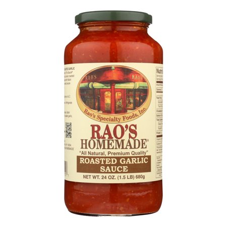 Rao's Homemade All Natural Pasta Sauce Roasted Garlic 24 oz Pack of 4