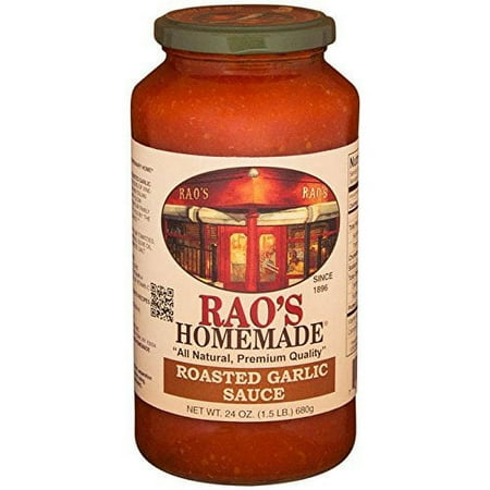 Rao's Homemade All Natural Roasted Garlic Sauce - 24 oz (Pack of 6)
