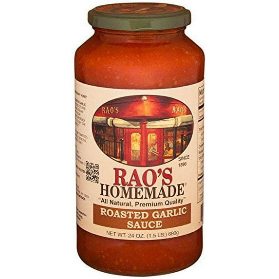 Rao's Homemade All Natural Roasted Garlic Sauce - 24 oz (Pack of 6)