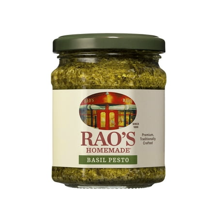 Rao's Homemade Basil Pesto, Traditional Italian Pesto Sauce for Pasta, Pizza and Lasagna, 6.7 Oz