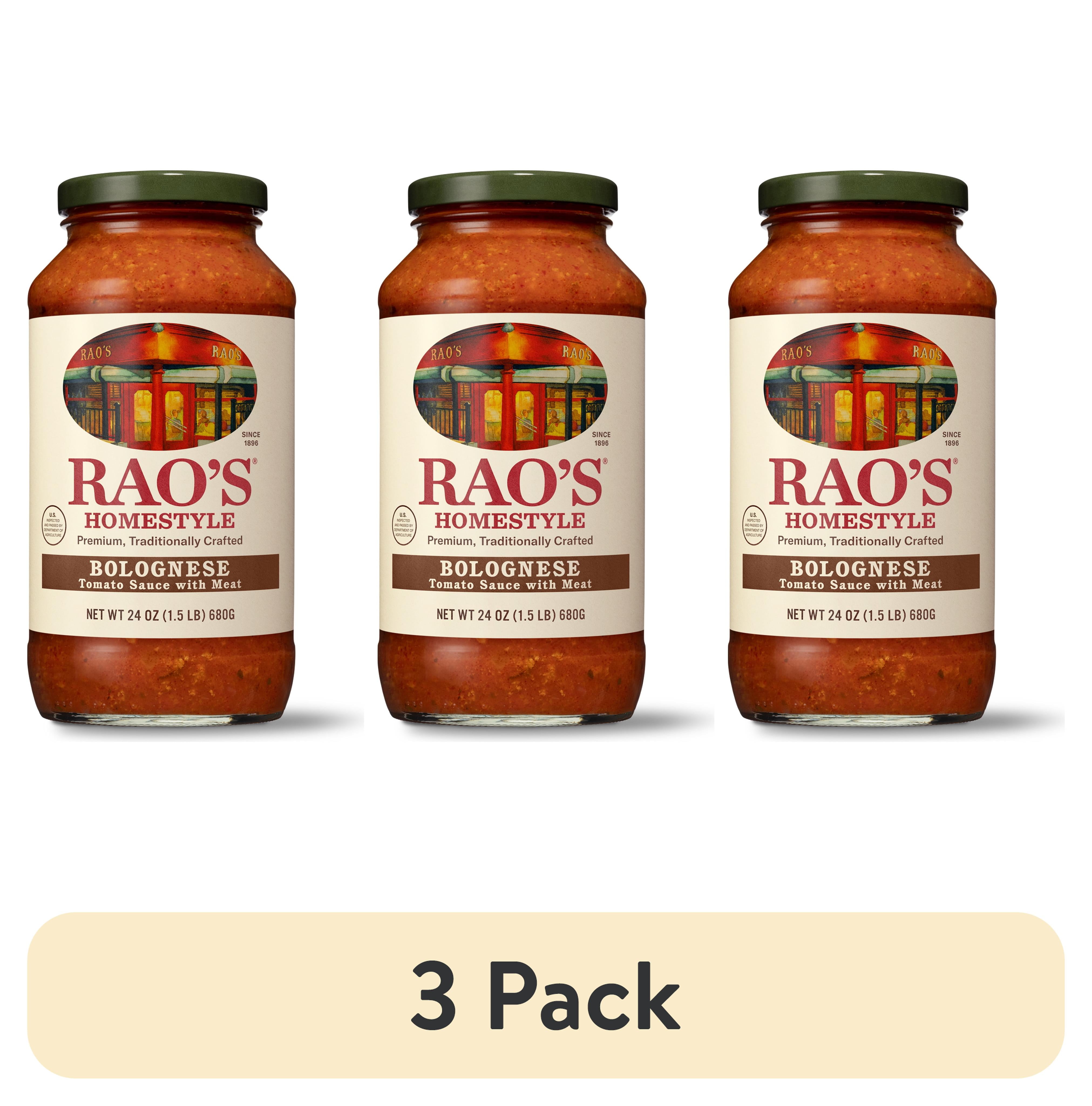 (3 pack) Rao's Homemade Bolognese Pasta Sauce, Keto Friendly, Low Carb