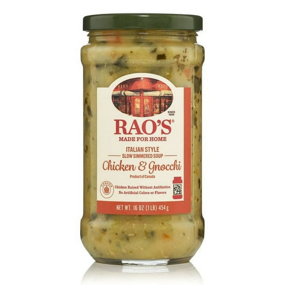 Rao's Homemade Chicken Gnocchi Soup -- 16 oz Pack of 2