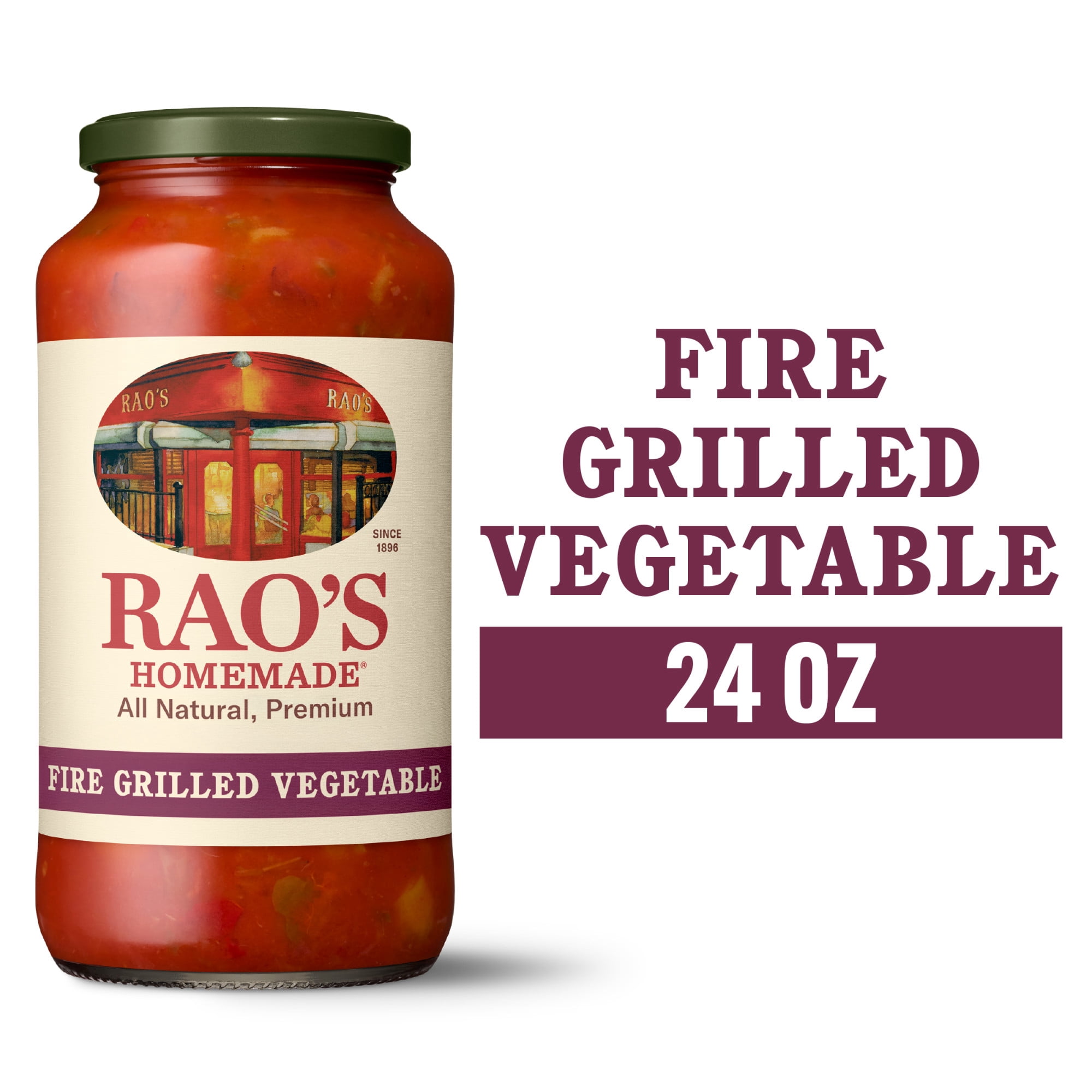 Rao's Homemade Fire Grilled Vegetable Sauce Made with Italian Tomatoes, 24 oz