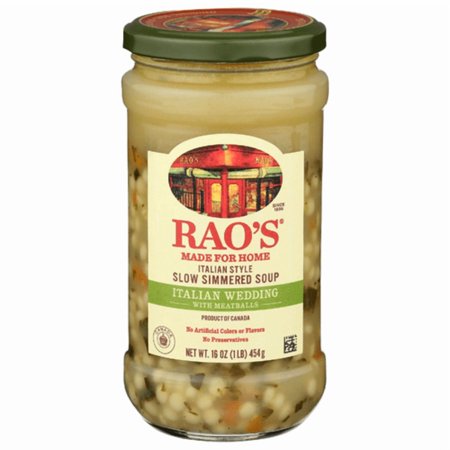 Rao's Homemade Italian Wedding With Meatballs Italian Style Soup 16 oz - Pack of 3