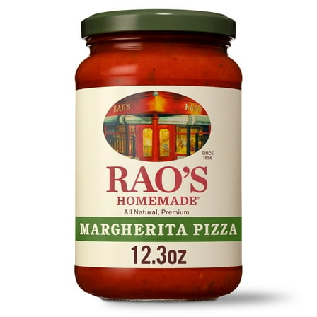 Rao's Homemade Margherita Pizza Sauce 12.3 oz - All Natural, Slow-Simmered