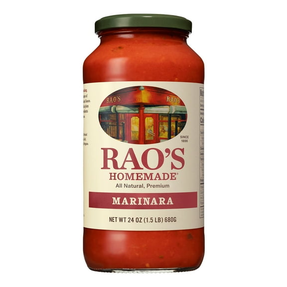 Rao's Homemade Marinara Sauce, Low Carb, All-Natural Spaghetti Sauce, 24 Oz