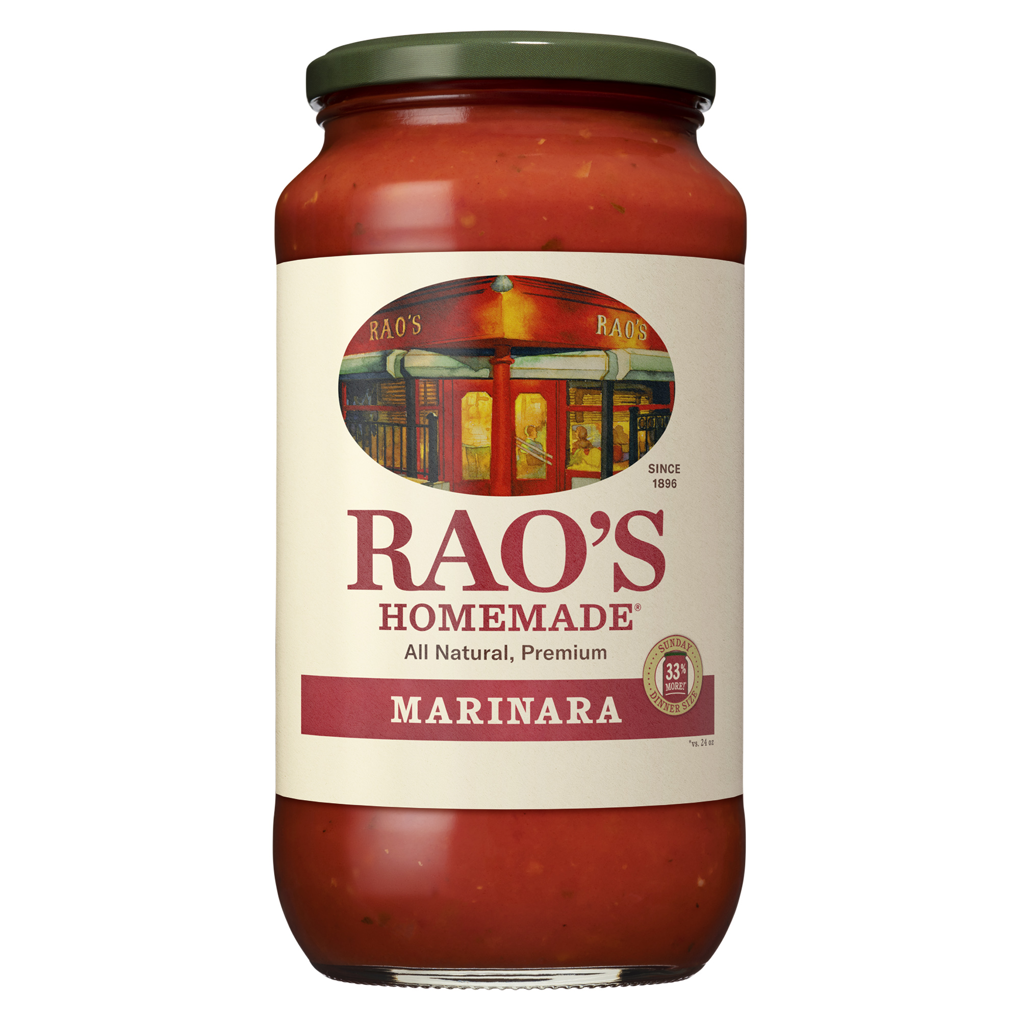 Rao's Homemade Marinara Sauce, Low Carb, All-Natural Spaghetti Sauce, 32 Oz - image 1 of 2