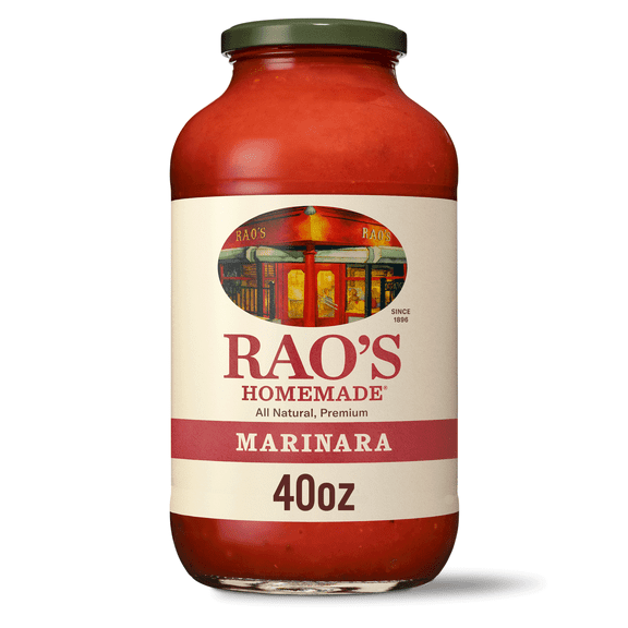 Rao's Homemade Marinara Sauce, Low Carb, Sugar-Free All-Natural Spaghetti Sauce, 40 Oz