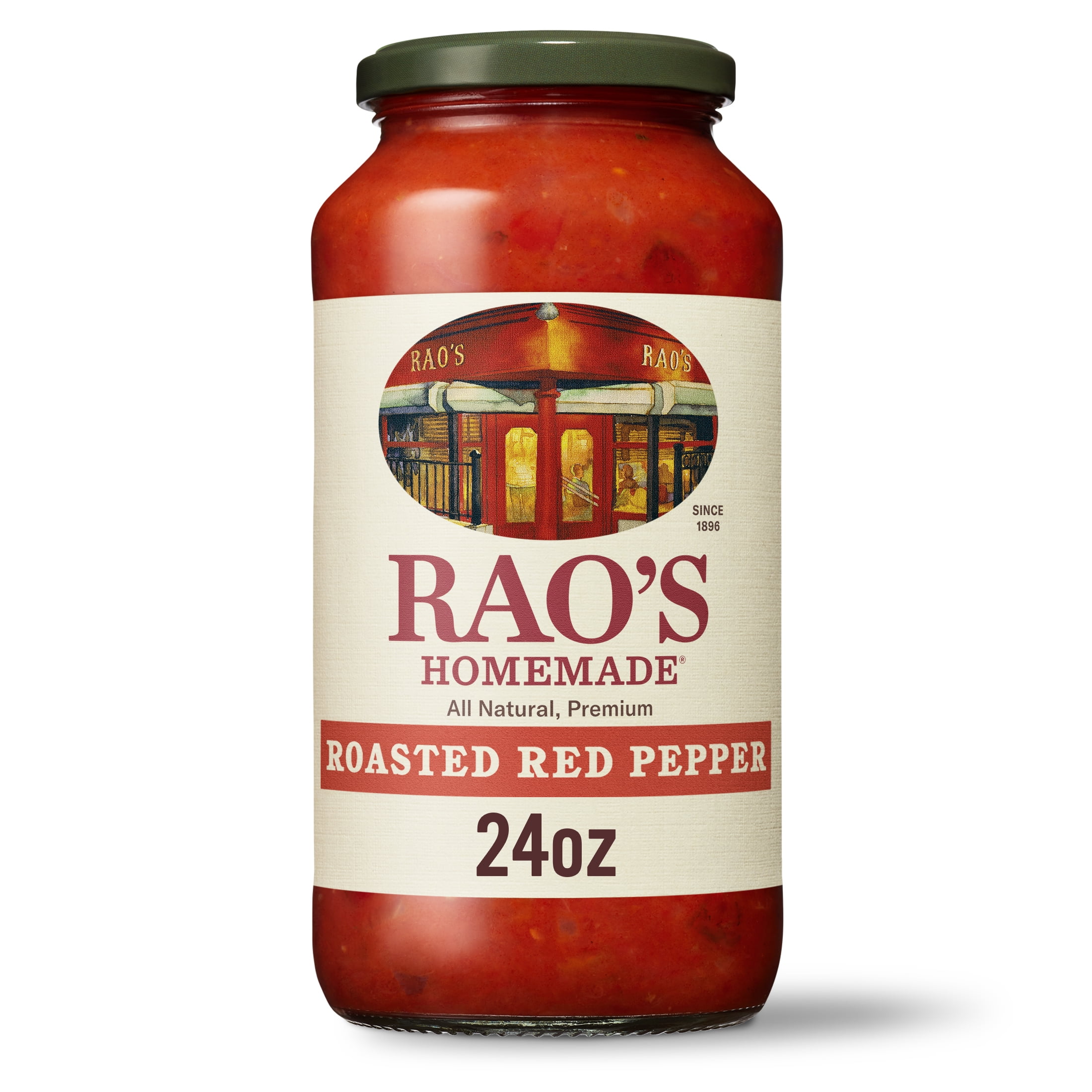 Rao's Homemade Roasted Red Pepper Sauce, Red Pepper Pasta Sauce, 24 Oz