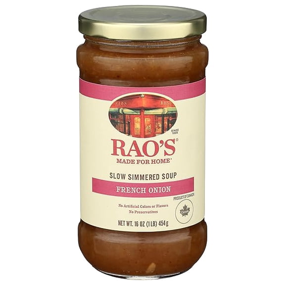 Rao's Homemade Slow Simmered French Onion Soup, 16 oz (Pack of 2)