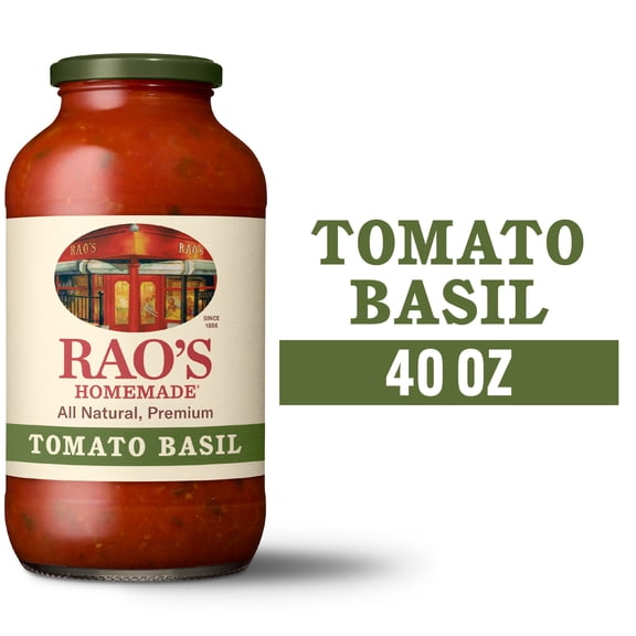 Rao's Homemade Tomato Basil Sauce Made with Italian Tomatoes, 40 oz