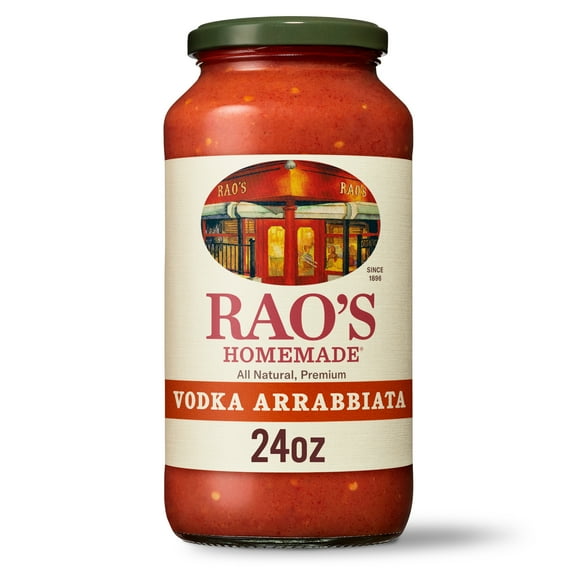 Rao's Homemade Vodka Arrabbiata Pasta Sauce, Keto Friendly, Spicy Red Pepper & Vodka Sauce 24 Oz