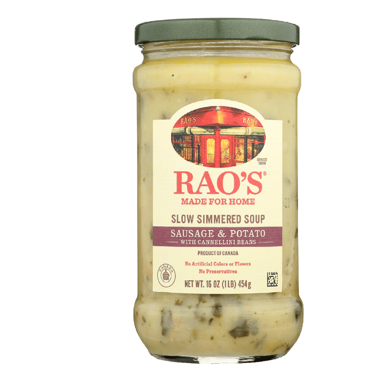 Rao's Made From Home Sausage & Potato Soup, 16oz (Pack of 6)