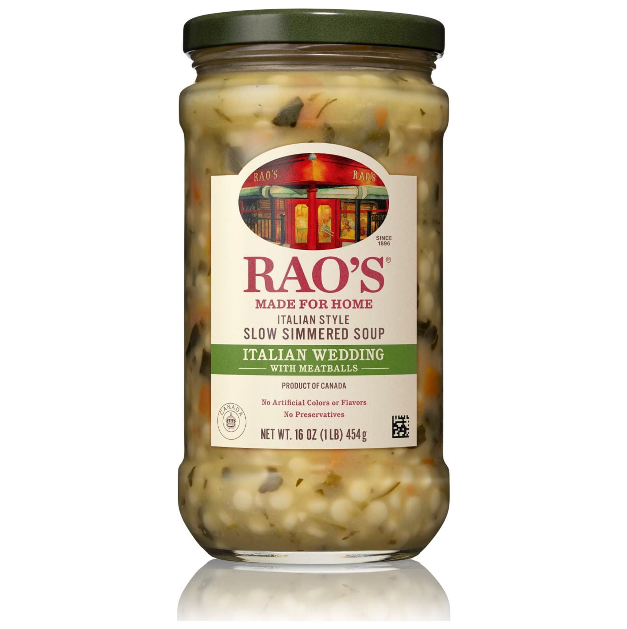Rao's Made for Home Italian Wedding Soup, Quick Ready to Eat Soup, No Preservatives, 16 oz