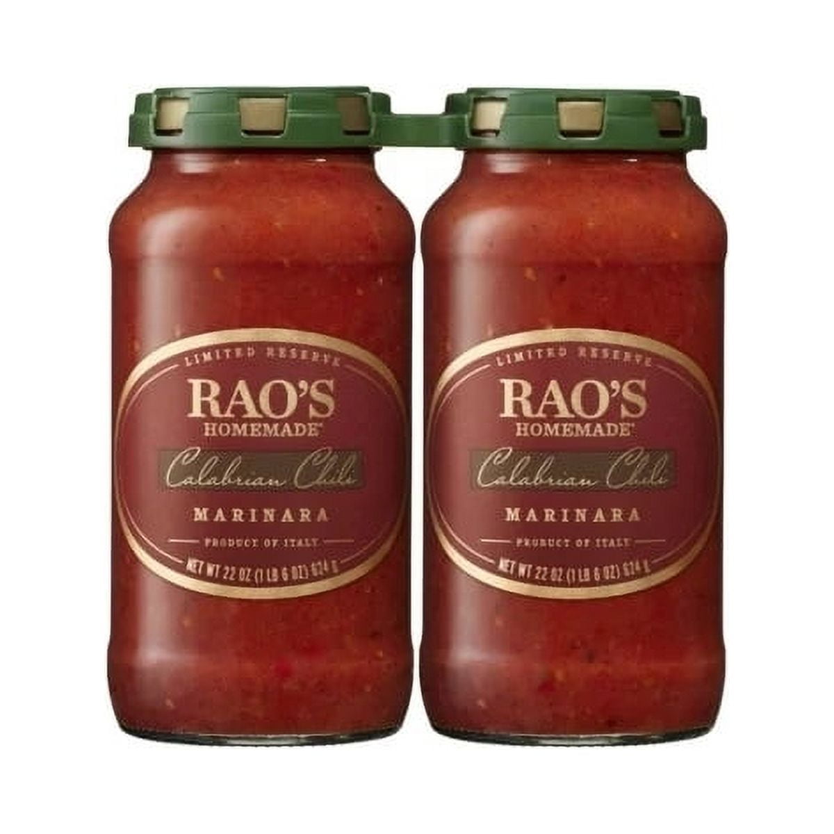 Raos Calabrian Chili Marinara Sauce 22 Ounce (Pack of 2)