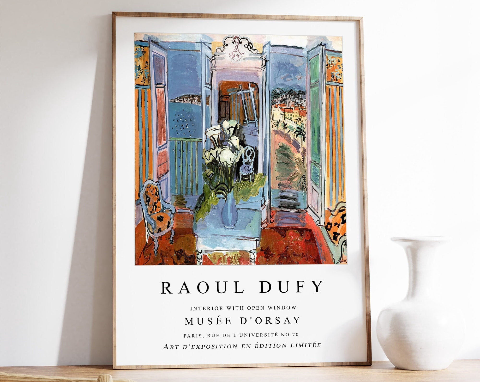 Raoul Dufy Exhibition Poster French Fauvist Interior Art Print