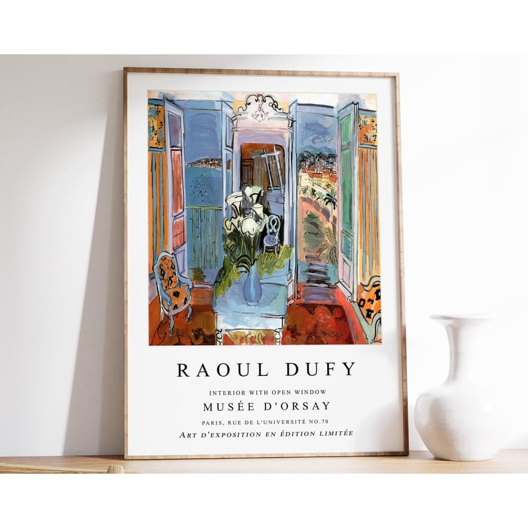 Raoul Dufy Exhibition Poster French Fauvist Interior Art Print