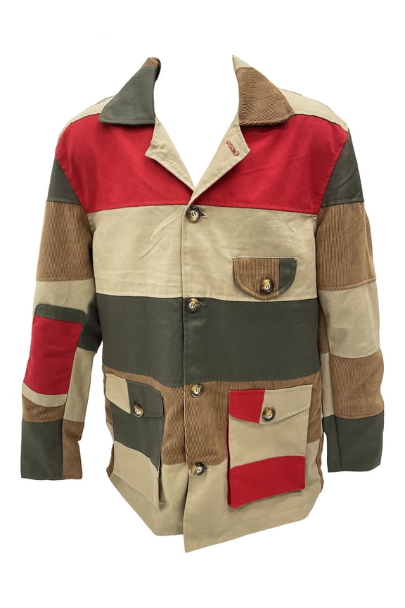 Raoul Duke Patchwork Style Field Jacket - Mens Medium