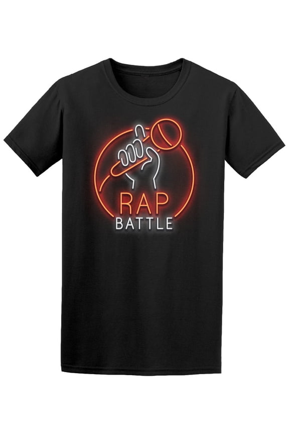 Rap Battle Music Sign Tee Men's -Image by Shutterstock