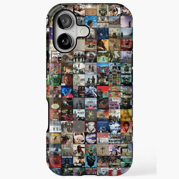 Rap Music Albums Inspired Retro Graphic Art iPhone Case 17 11 12 13 14 15 16 Pro Max