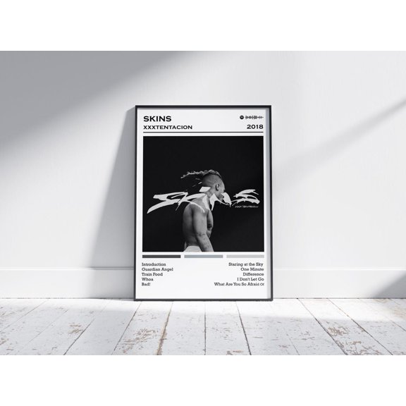 Rap Music Icon Skins Album Cover Music Studio Accent Display Cover, Unframed Poster