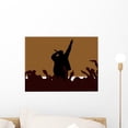 thumbnail image 1 of Rap Music Illustration Wall Mural by Wallmonkeys Peel and Stick Graphic (18 in W x 14 in H) WM302155, 1 of 4