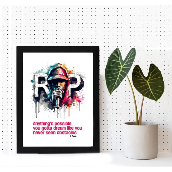 Rap Music Poster, Vintage Hip Hop Art, Retro Urban Print, Classic 90s Aesthetics Decor, Nostalgic Musician Room Gift, Poster Only