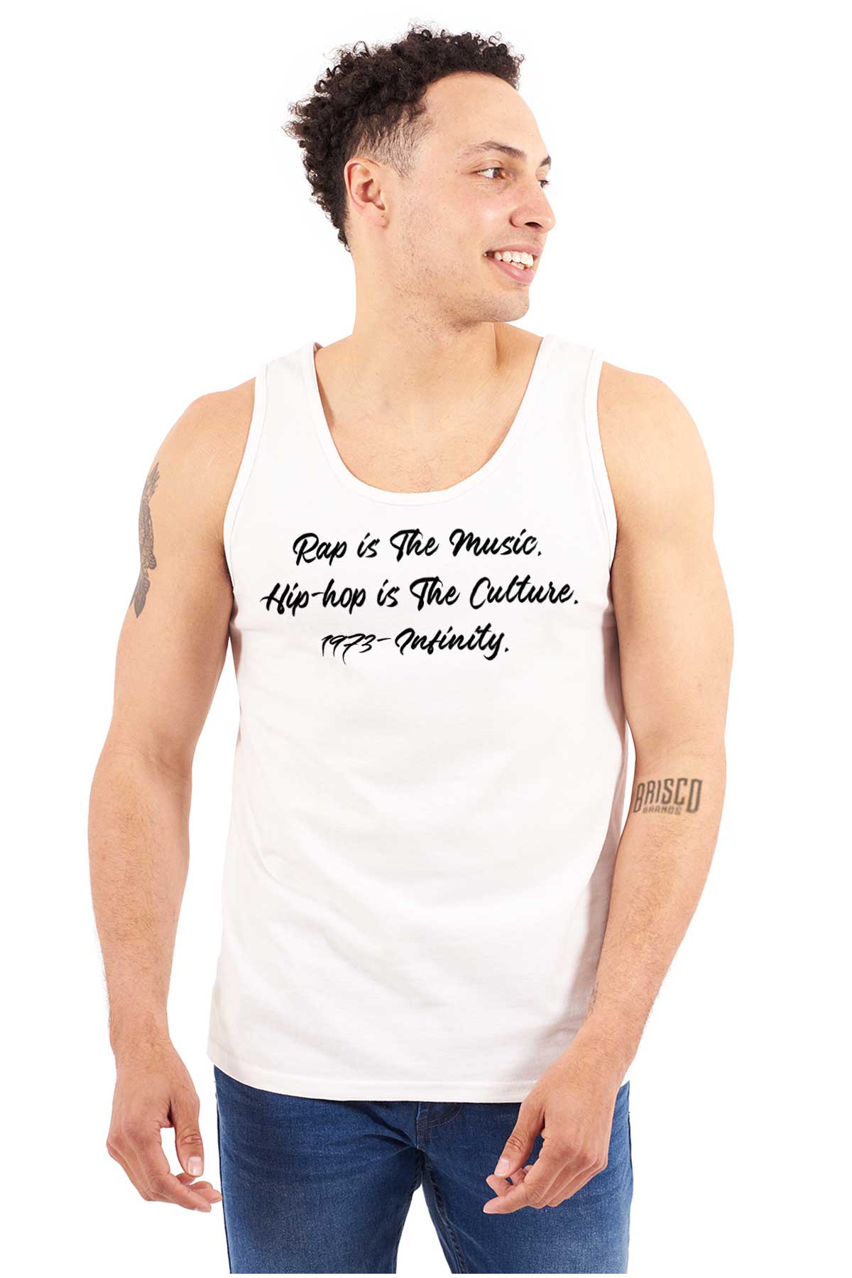 Common Rapper Tank Top Rap Music vs Hip Hop Culture Infintiy Unisex Plus Size Tank Top Brisco ...
